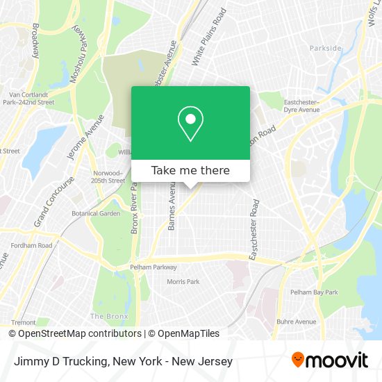 Jimmy D Trucking map