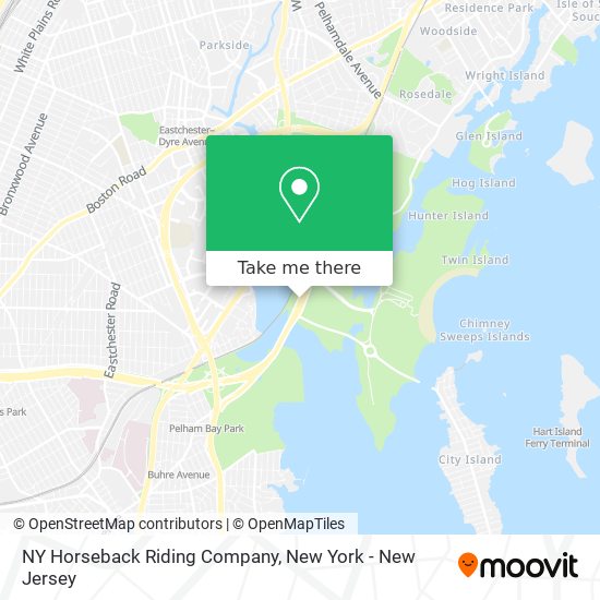 NY Horseback Riding Company map