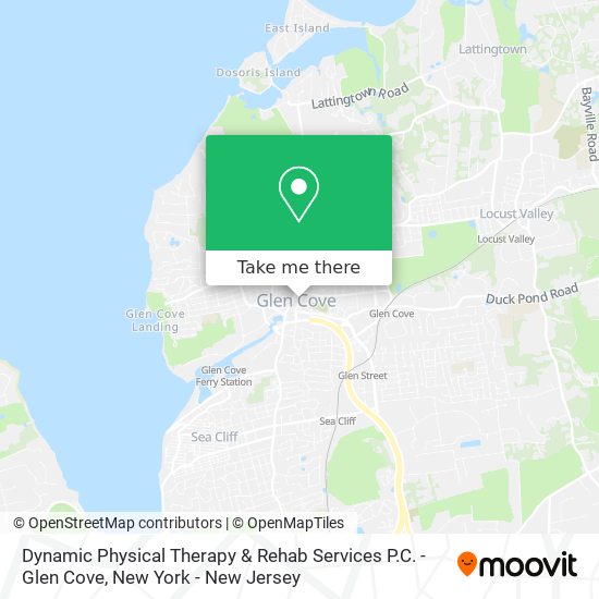 Mapa de Dynamic Physical Therapy & Rehab Services P.C. - Glen Cove