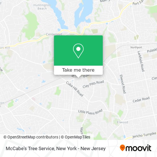 McCabe's Tree Service map