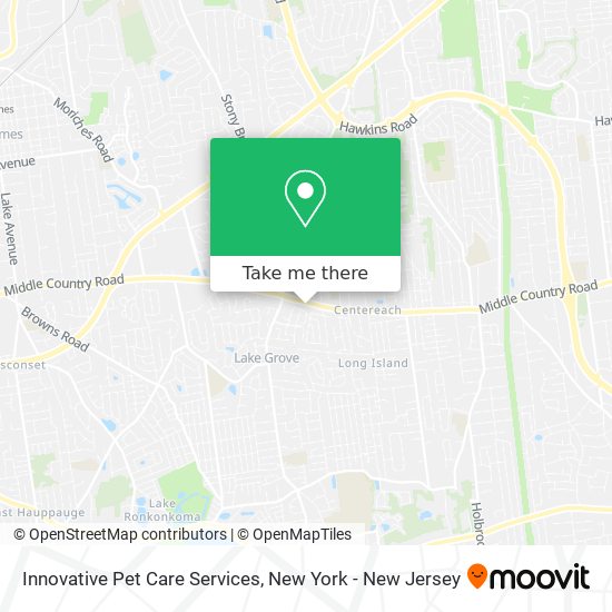 Innovative Pet Care Services map