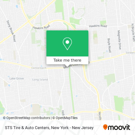STS Tire & Auto Centers map