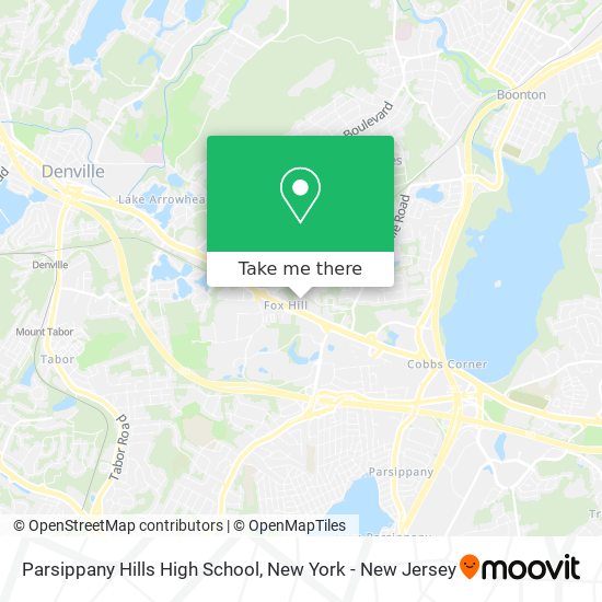 Parsippany Hills High School map