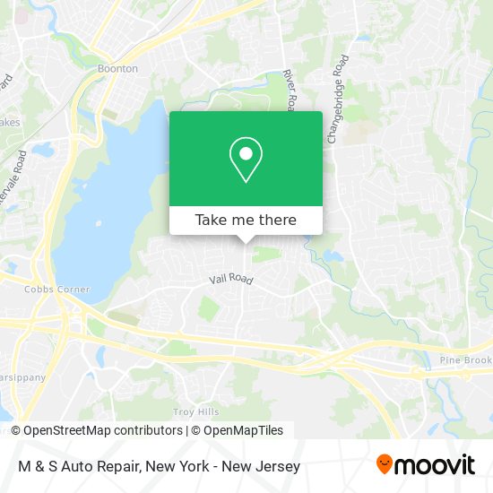 M & S Auto Repair map