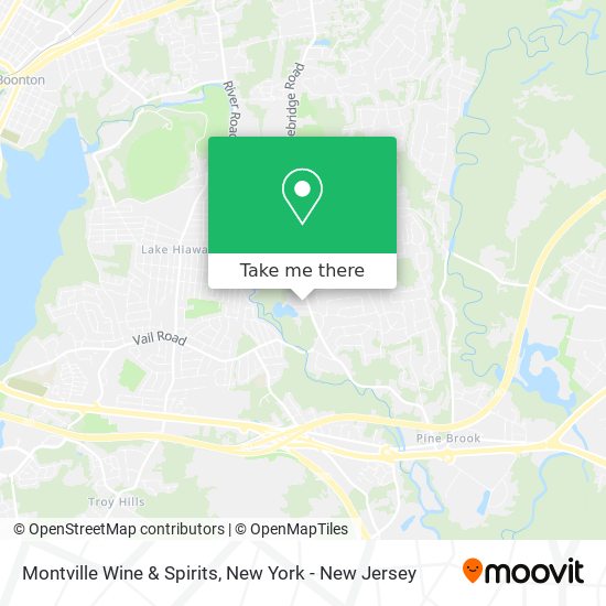 Mapa de Montville Wine & Spirits