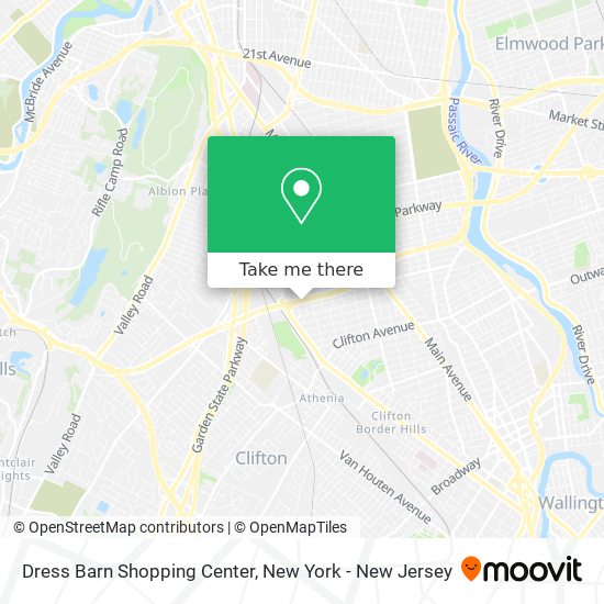 Mapa de Dress Barn Shopping Center