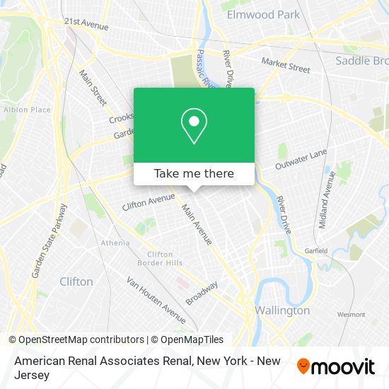 American Renal Associates Renal map