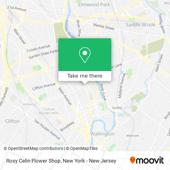 Mapa de Rosy Celin Flower Shop