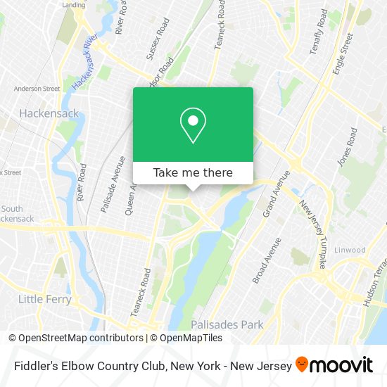 Fiddler's Elbow Country Club map