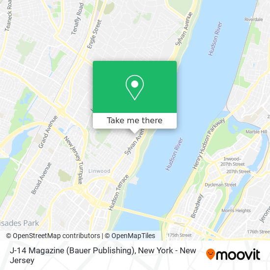 J-14 Magazine (Bauer Publishing) map