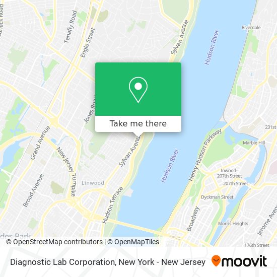 Mapa de Diagnostic Lab Corporation