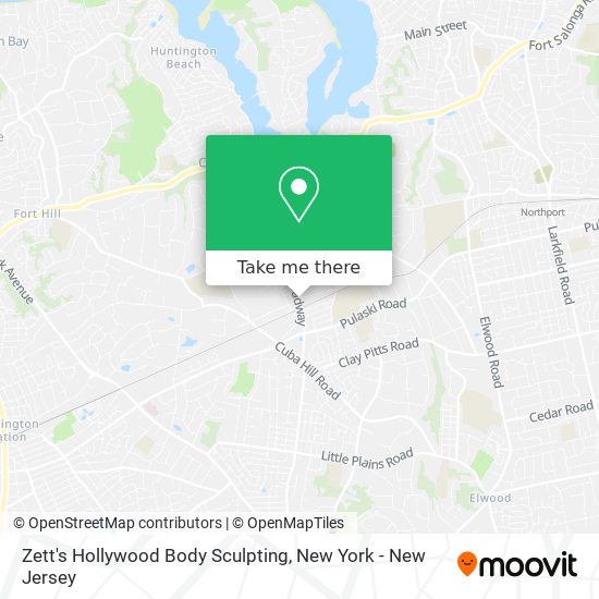 Mapa de Zett's Hollywood Body Sculpting