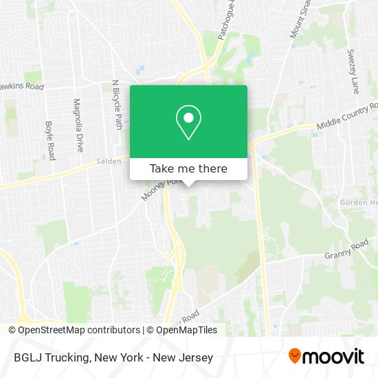 BGLJ Trucking map