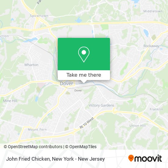 John Fried Chicken map
