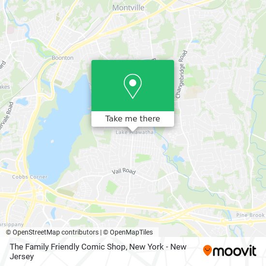 Mapa de The Family Friendly Comic Shop