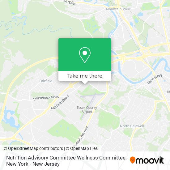 Nutrition Advisory Committee Wellness Committee map