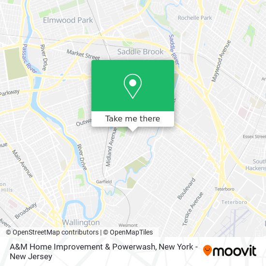 Mapa de A&M Home Improvement & Powerwash