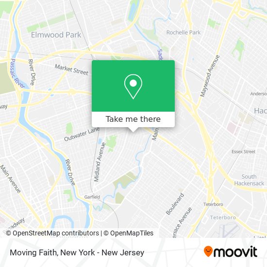 Mapa de Moving Faith