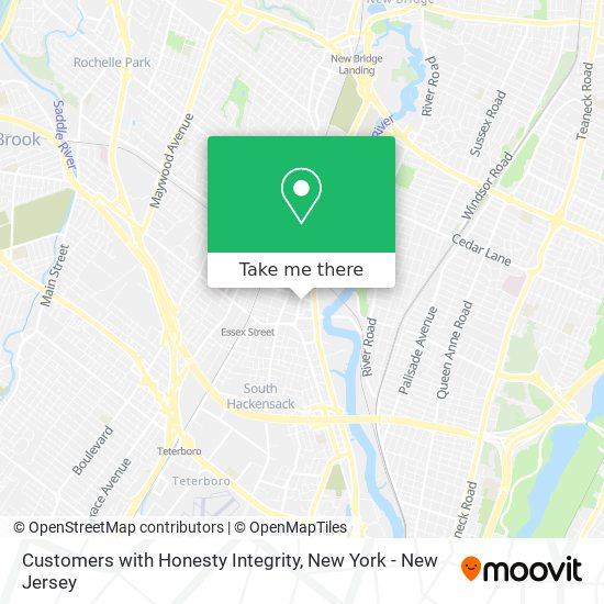 Mapa de Customers with Honesty Integrity