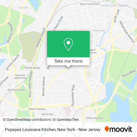 Mapa de Popeyes Louisiana Kitchen