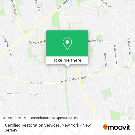 Certified Restoration Services map