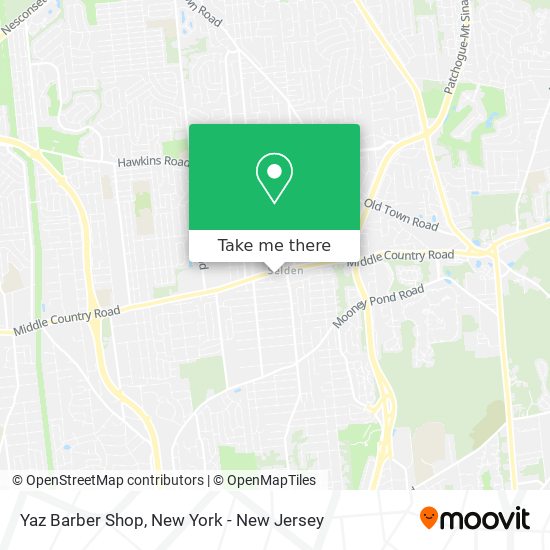 Yaz Barber Shop map