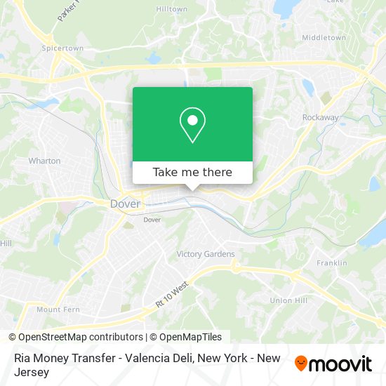 Ria Money Transfer - Valencia Deli map