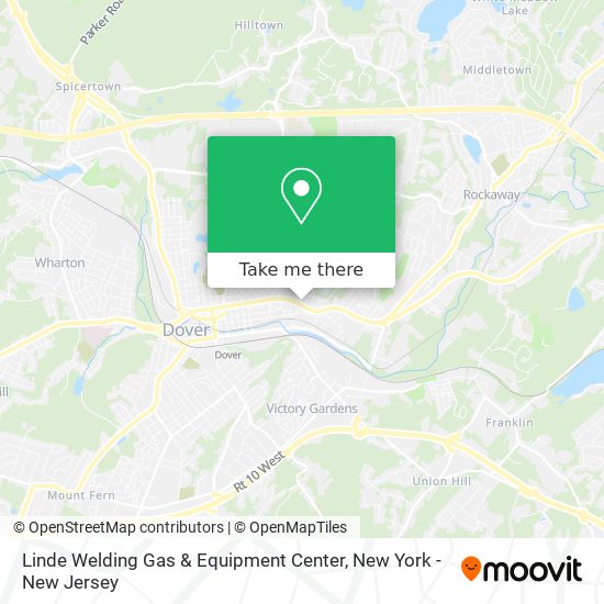 Linde Welding Gas & Equipment Center map