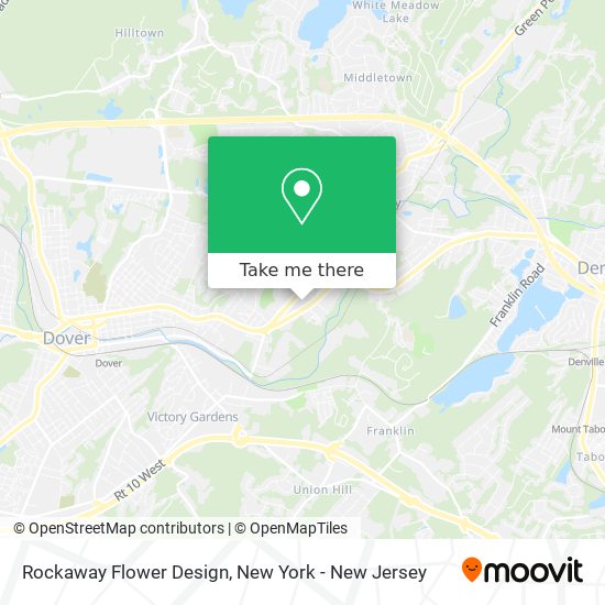 Mapa de Rockaway Flower Design