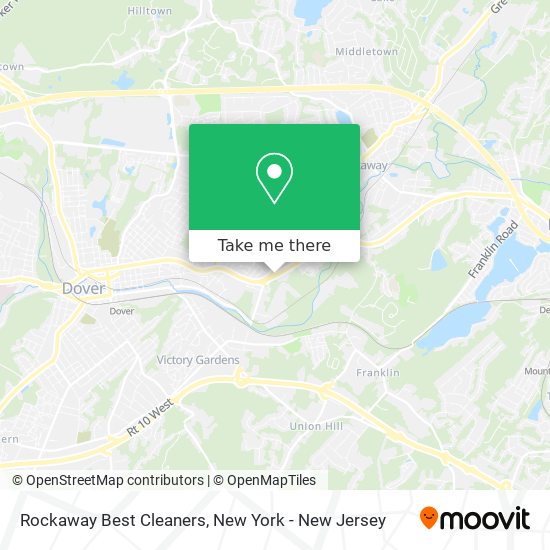 Rockaway Best Cleaners map