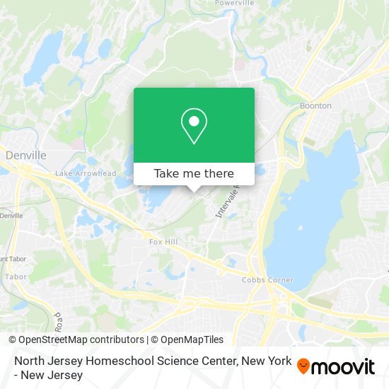 Mapa de North Jersey Homeschool Science Center