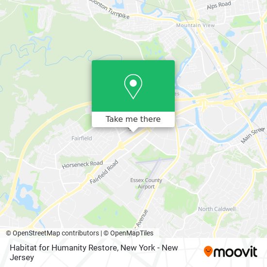 Habitat for Humanity Restore map