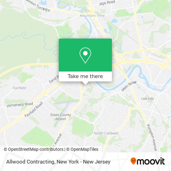 Allwood Contracting map