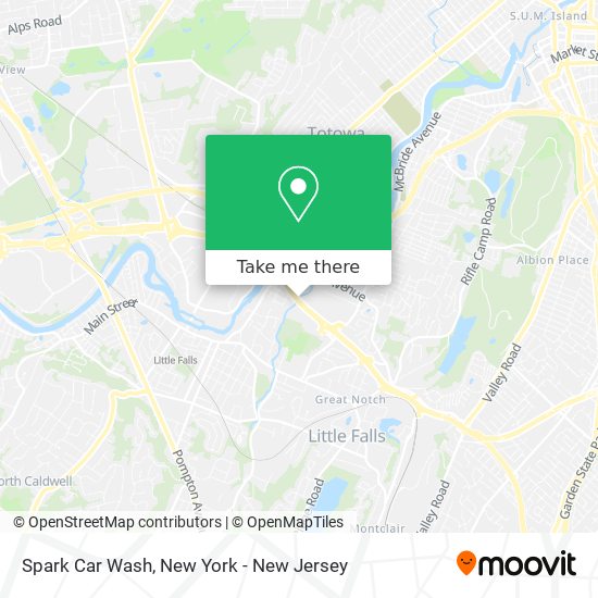 Spark Car Wash map