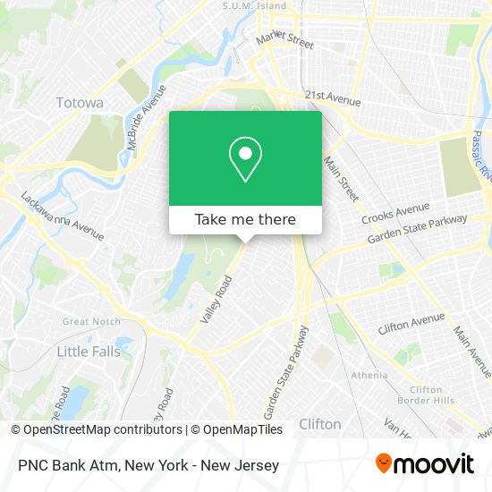 PNC Bank Atm map