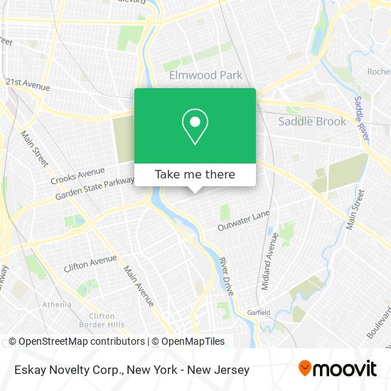 Eskay Novelty Corp. map