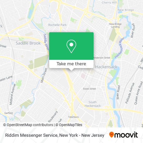 Mapa de Riddim Messenger Service