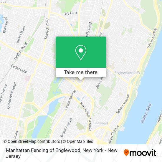 Mapa de Manhattan Fencing of Englewood