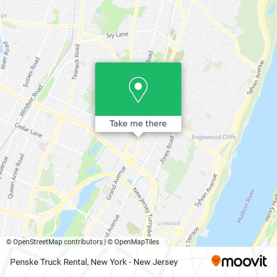 Penske Truck Rental map