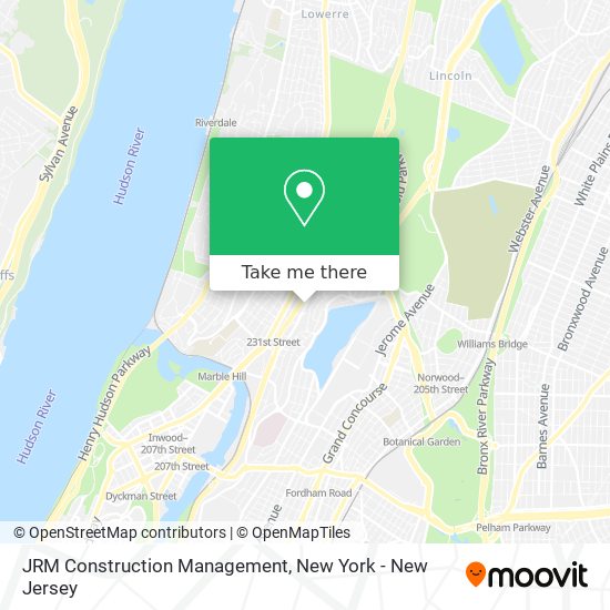 Mapa de JRM Construction Management