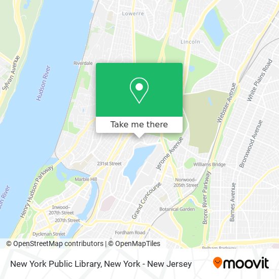 New York Public Library map