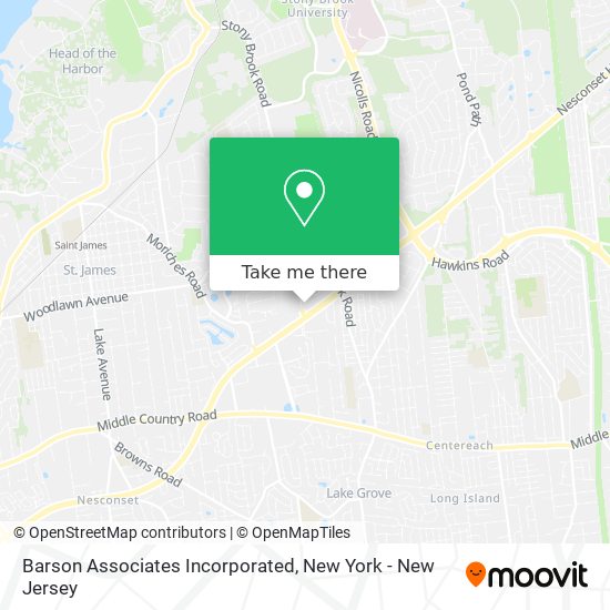 Barson Associates Incorporated map