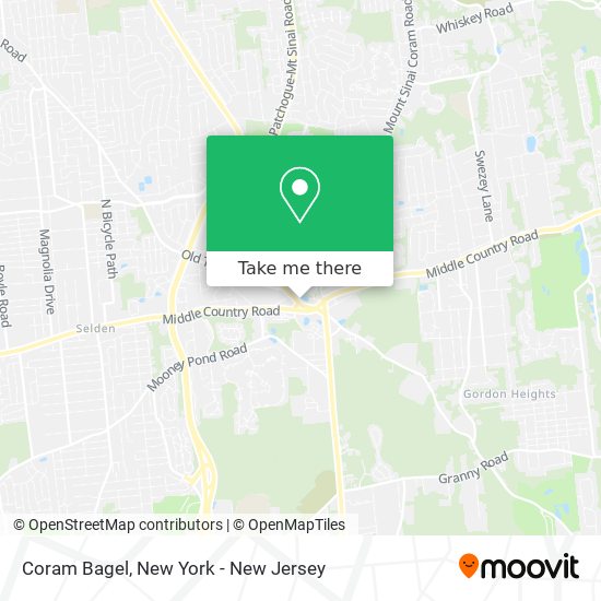 Coram Bagel map