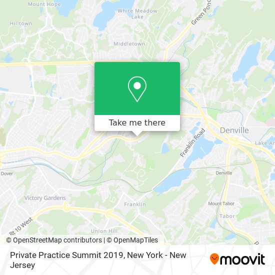 Mapa de Private Practice Summit 2019