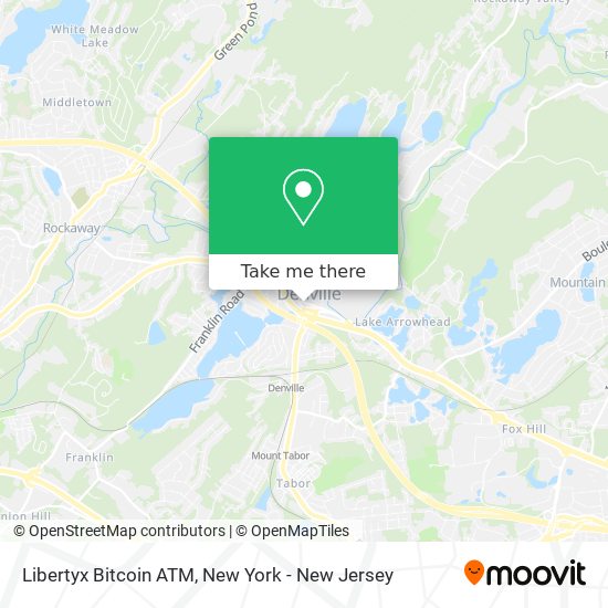 Mapa de Libertyx Bitcoin ATM