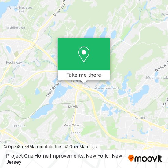 Mapa de Project One Home Improvements