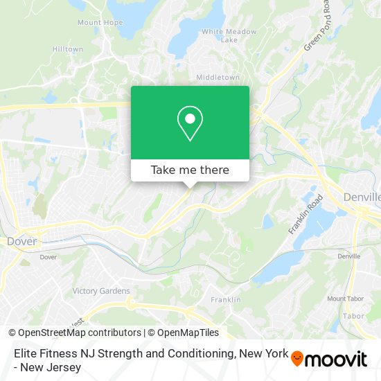 Elite Fitness NJ Strength and Conditioning map