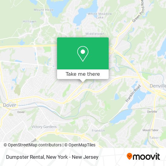 Mapa de Dumpster Rental