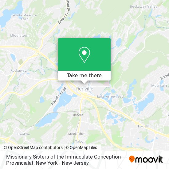 Missionary Sisters of the Immaculate Conception Provincialat map