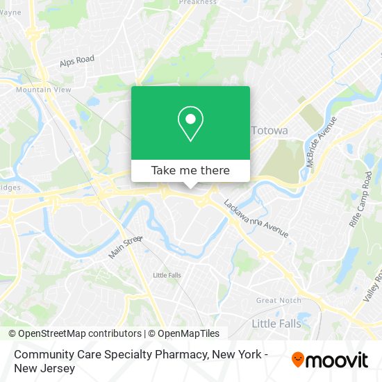 Community Care Specialty Pharmacy map